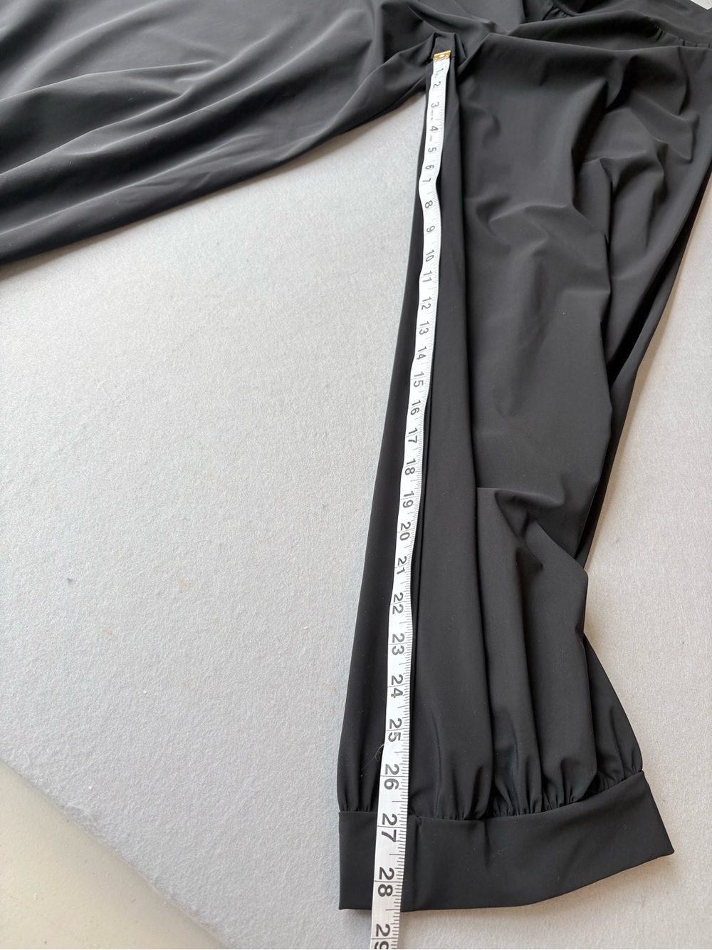 bryn Walker Black Balloon Pull-On Pants Elastic Cuffs sz L Art-to-Wear Trousers - Picture 8 of 9